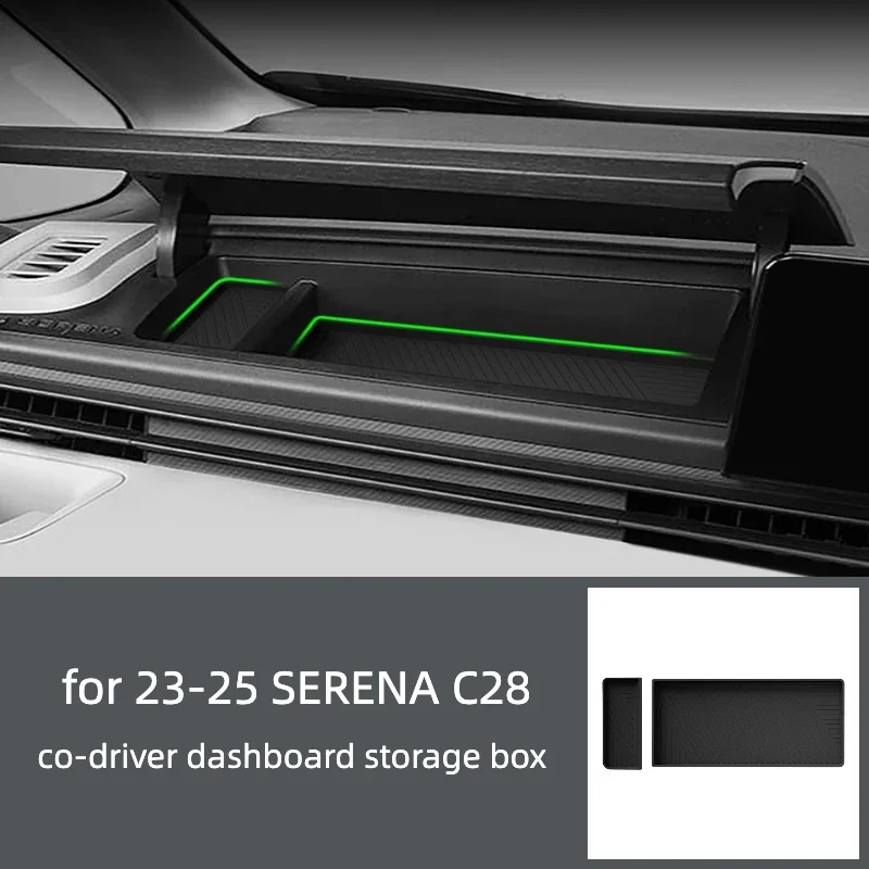 For 23-25 SERENA C28 co-driver dashboard storage box car storage box interior accessories
