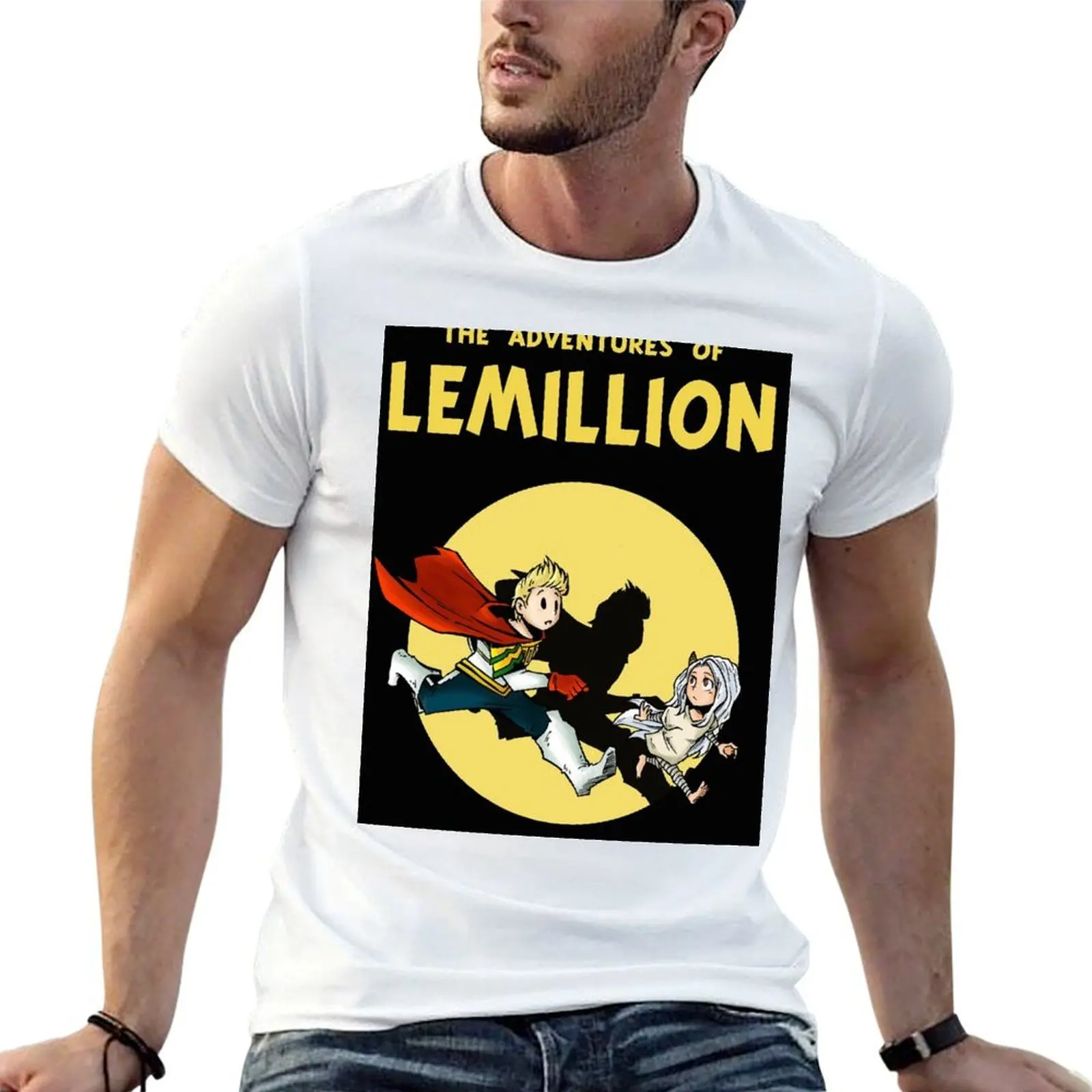 

Adventures of LeMillion T-Shirt cotton t shirts high quality t shirts for man graphic funny T-Shirt