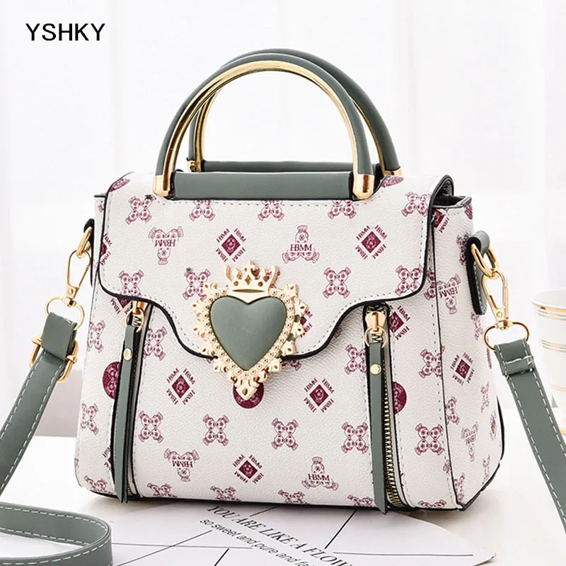 Neue Frauen tasche Einkaufstasche Handtasche Tasche für Frauen Umhängetasche Umhängetasche Cartoon Sprite bedruckte One-Shoulder-Umhängetasche