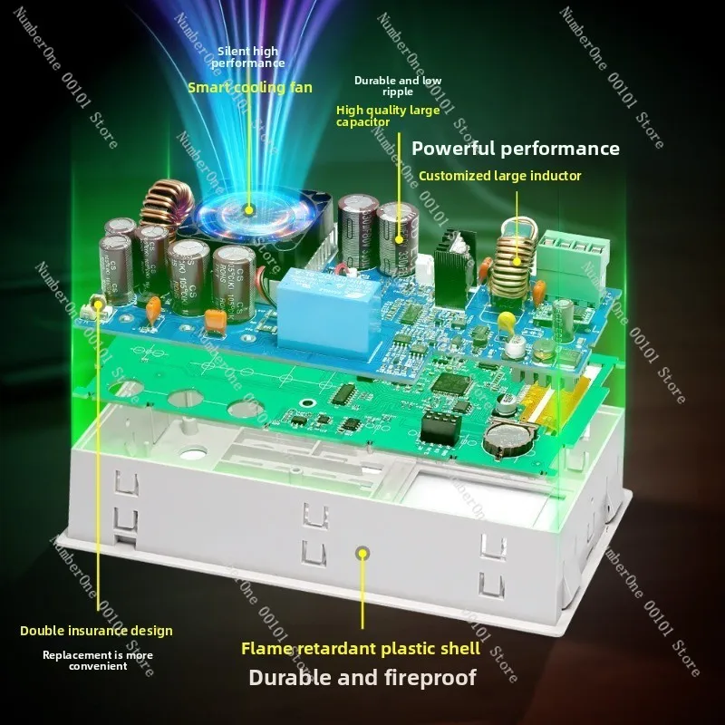 Rd6012 cnc dc adjustable power supply - experimental & repair power supply - switching regulator - 60v step-down module