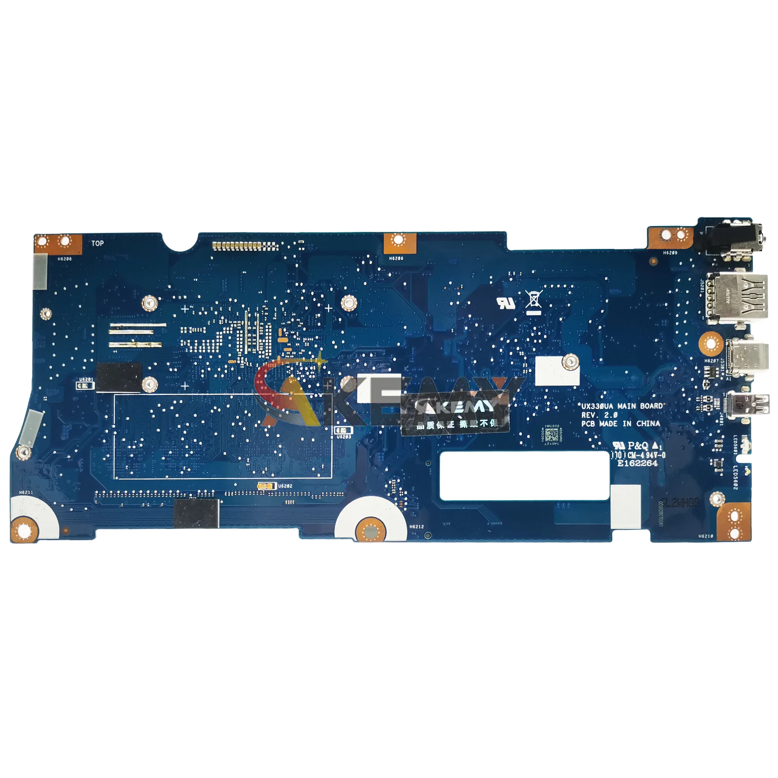 UX330UA Laptop Motherboard For ASUS ZenBook UX330U U3000U UX330UA UX330UAK UX330UAR Mainboard W/ I3 I5 I7 CPU Tests OK Fast Ship