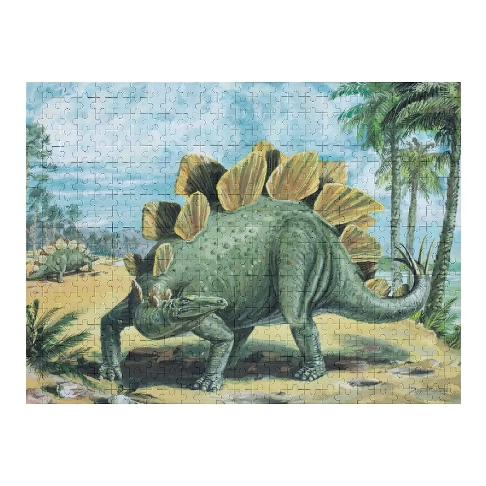 

Stegosaurus Jigsaw Puzzle Wooden Name Custom Photo Puzzle