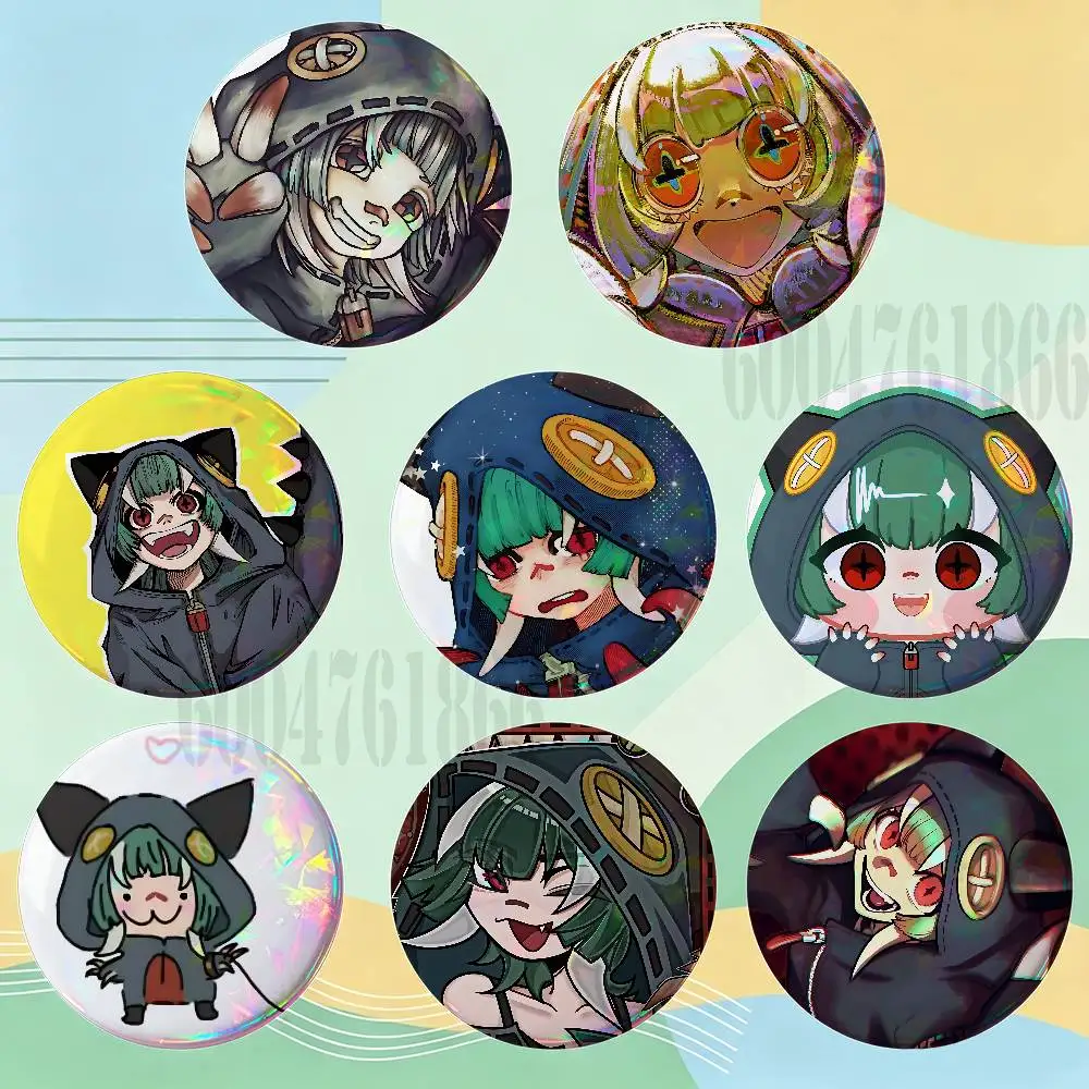 G-Guita Hebby Fantasia Badges Round Nijigen Otaku Culture IP peripheral products 58mm 44mm 32mm 75mm 25mm Mini