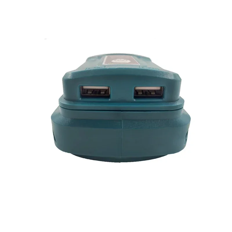 Imagem -05 - Dual Usb Power Bank Converter Fonte de Energia para Makita 14.4v 18v Lithium Battery Adapter Bl1840 Bl1850 Bl1860 com Luz Led