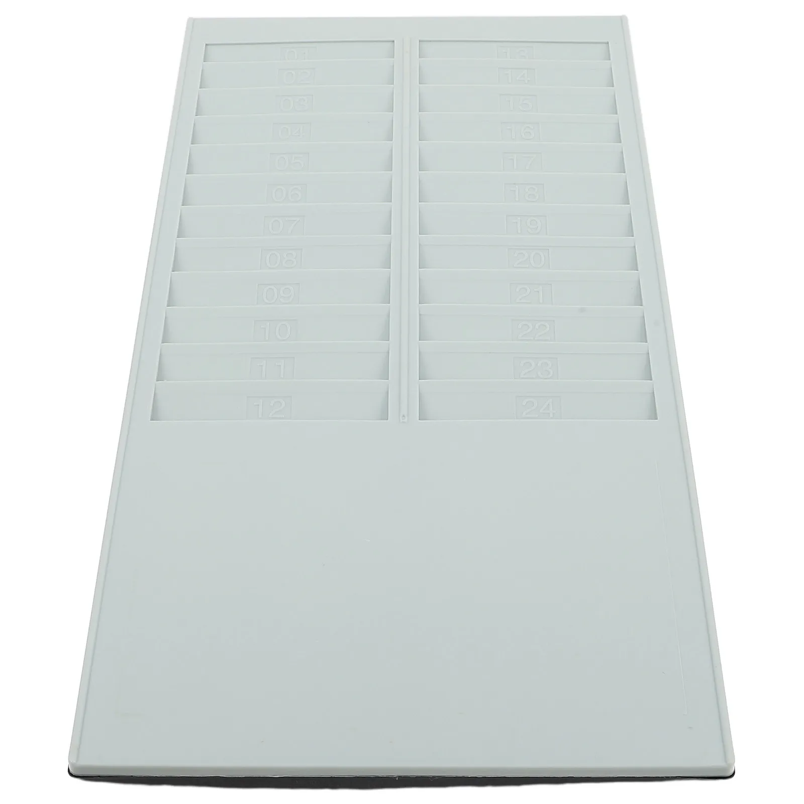 Time Card Holder Wall Mounted Attendance Cards Organizer Plastic Multi Stand for Office Factory Employee Badge