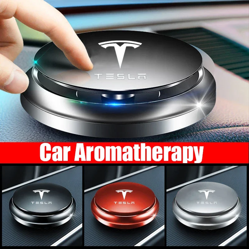 Car Air Freshener Natural Perfume Solid Fragrance for Tesla Model 3 Y S X Roadster P75D P85D P90D P100D Accessories