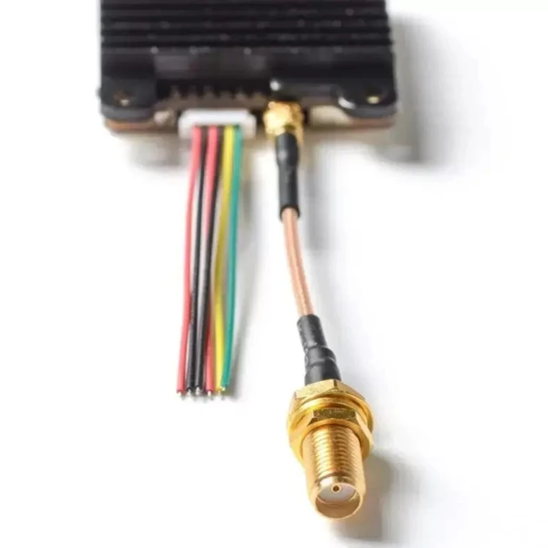 Powerful 1.6W FPV Transmitter for Aircraft Photography Video Transmission Accessory 200mW/400mW/800mW/1600mW Switchable