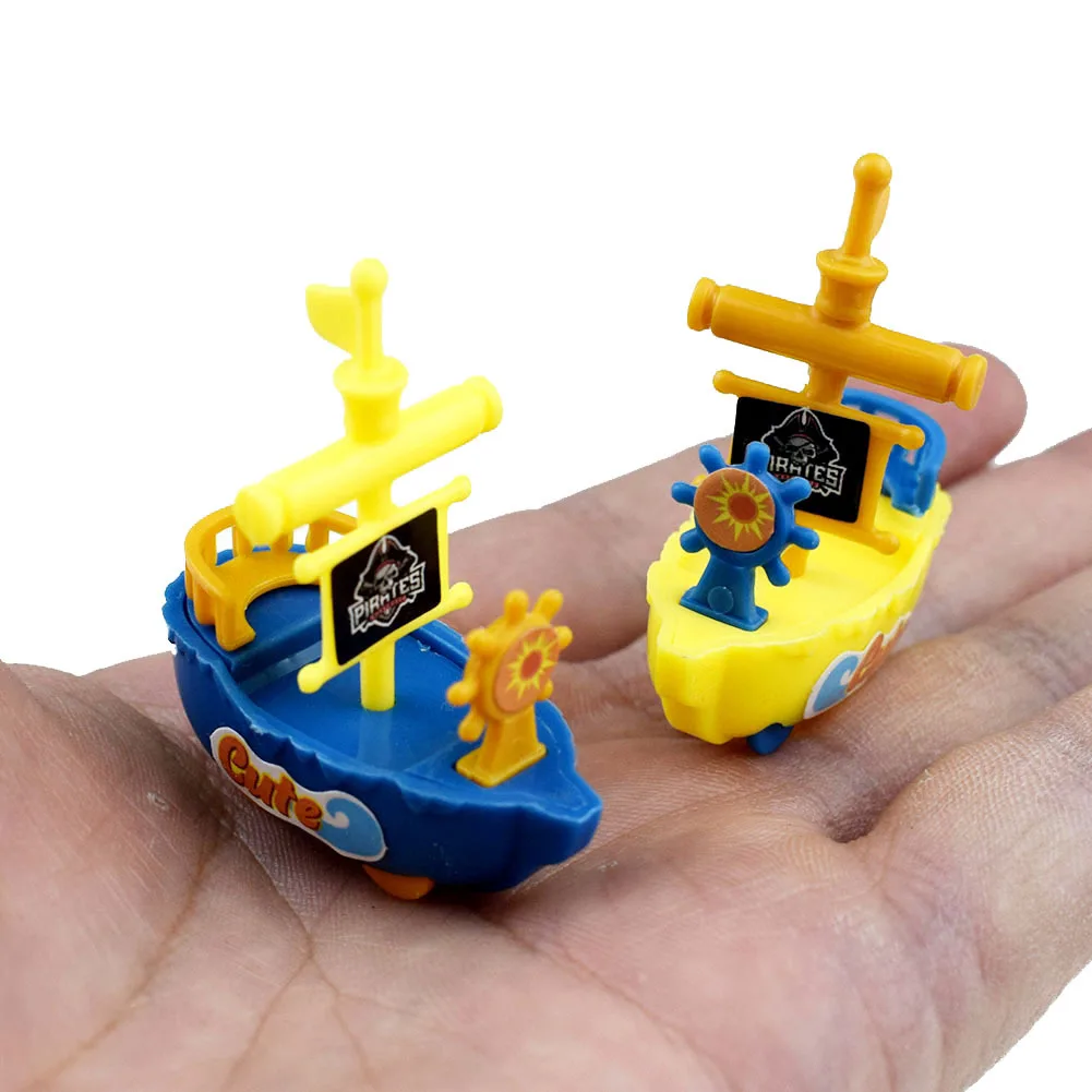 15Pcs DIY Assembled Combined Mini Pirate Ship Model Puzzle Toys for Kids Birthday Party Favors Kindergarten Reward Pinata Filler