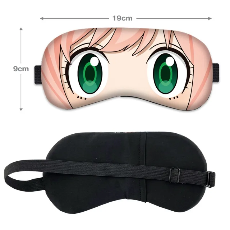 SPY×FAMILY Anya Forger Anime Sleeping Mask Blindfold Soft Eye Masks Creative Eye Cover Male Mask Eyepatch Nap Health Eye Cover