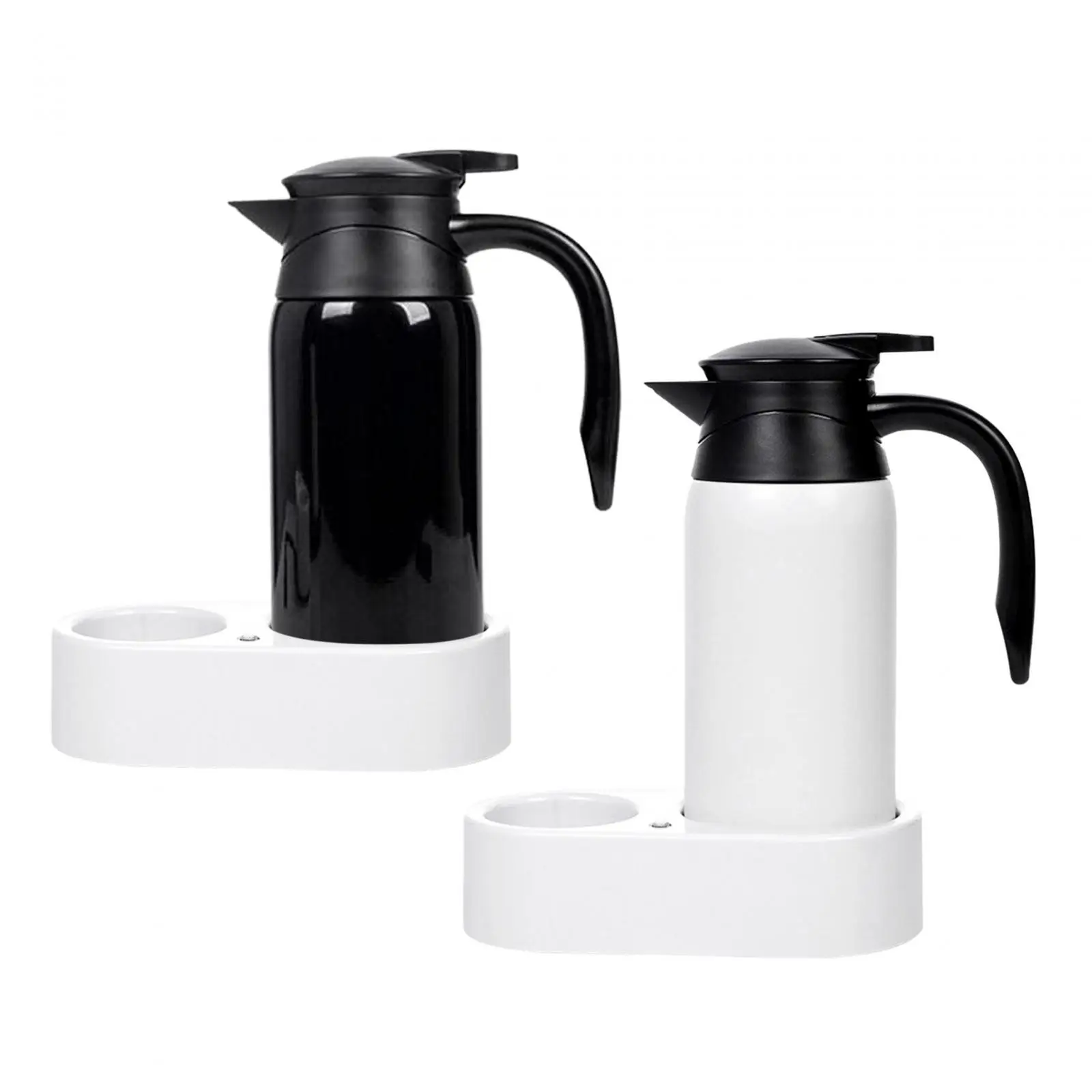 Car Heating Drinking Cup Travel Kettle 800ml Sturdy Height 31.5cm Car Teapot