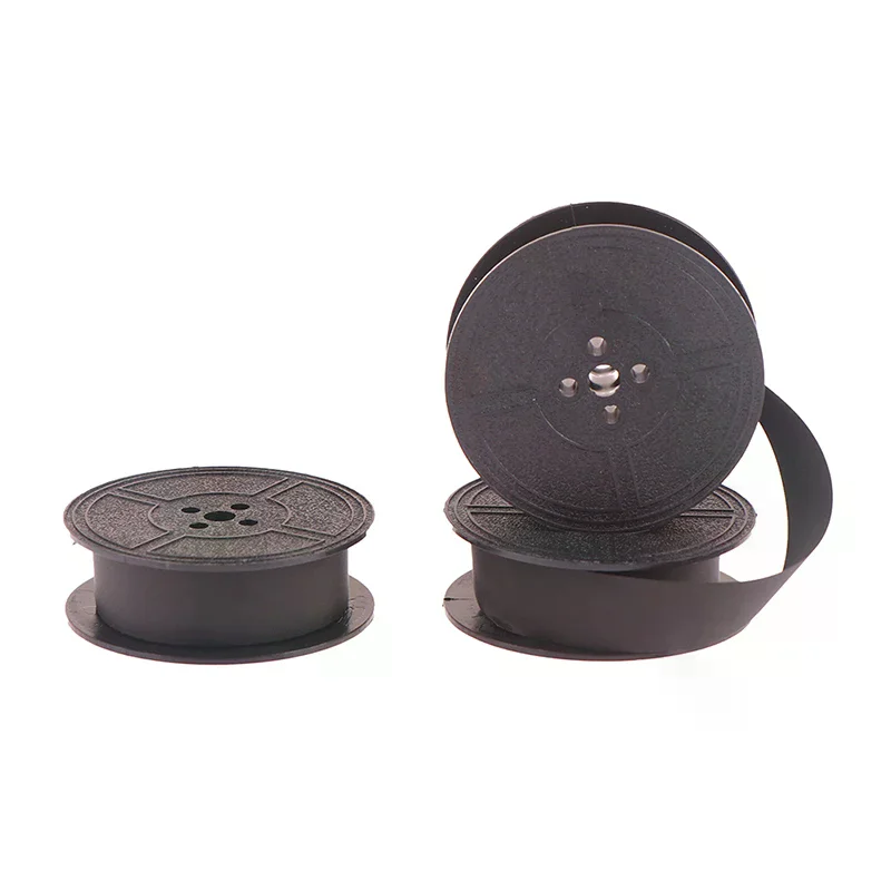 1pcs Typewriter Ribbon Twin Spool Typewriter Ribbon Black Twin Spool Replacement Pack For Most Typewriter Printer Parts