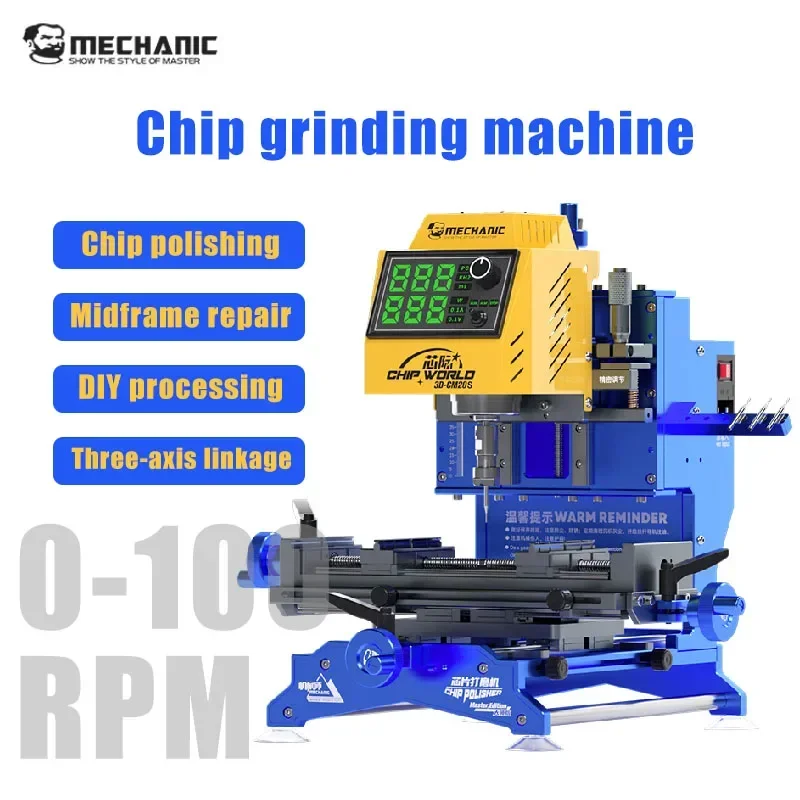 MECHANIC Professional Grinding Machine For Mobile Phone Maintenance Screen Hard Disk CPU Touch IC Mainboard Chip Removal Grinder