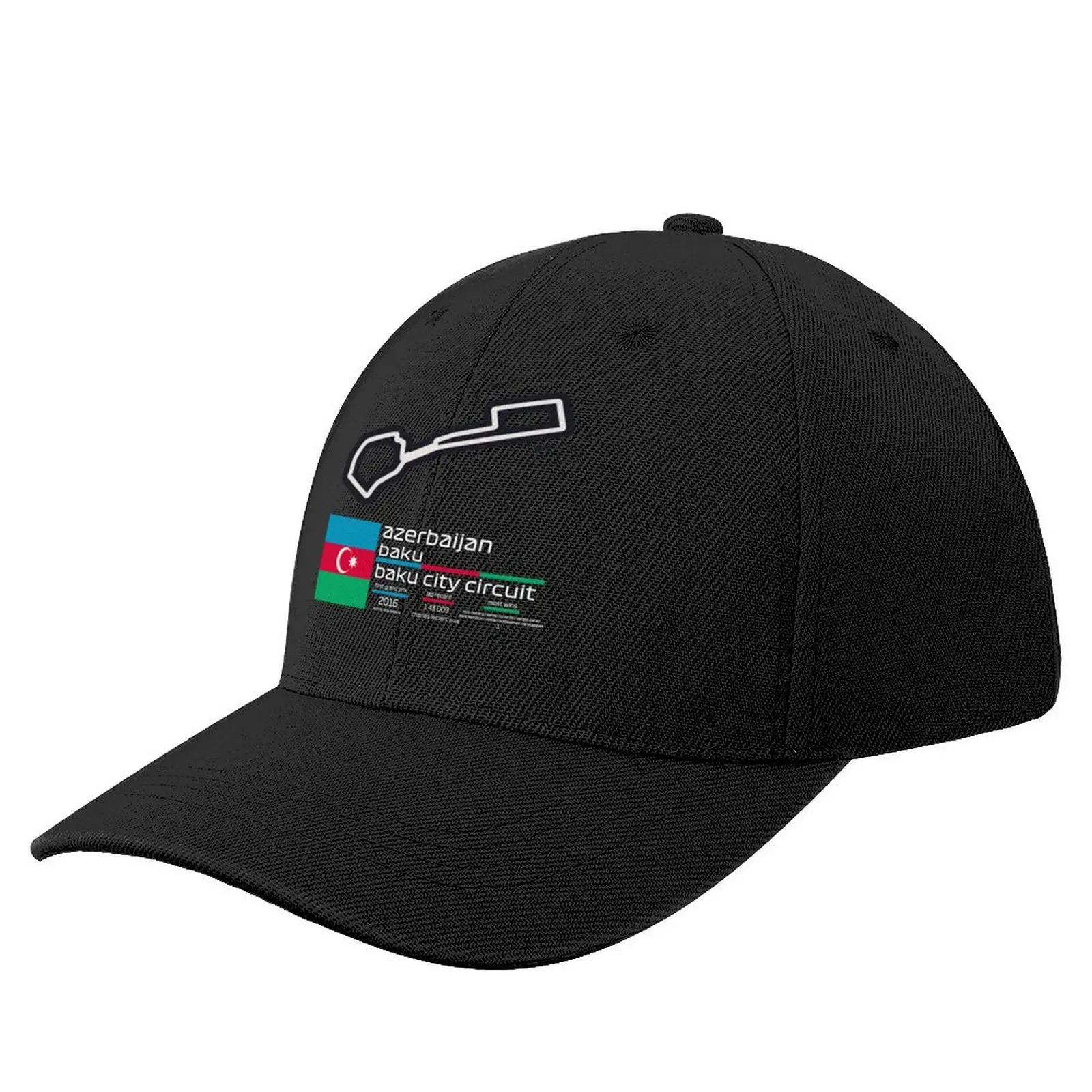 Baku City Circuit F1 Records Baseball Cap sun hat Brand Man cap Designer Hat Men's Baseball Women's