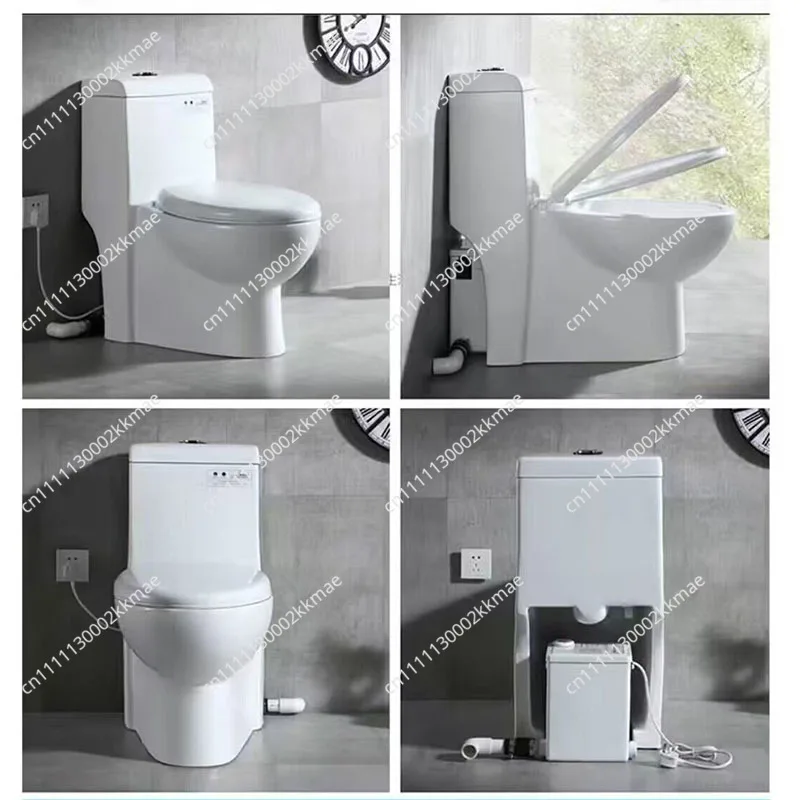 Cheap500W Household automatic pumping sewage lifter electric crushing toilet sewage lifting pump motor crushing crushin
