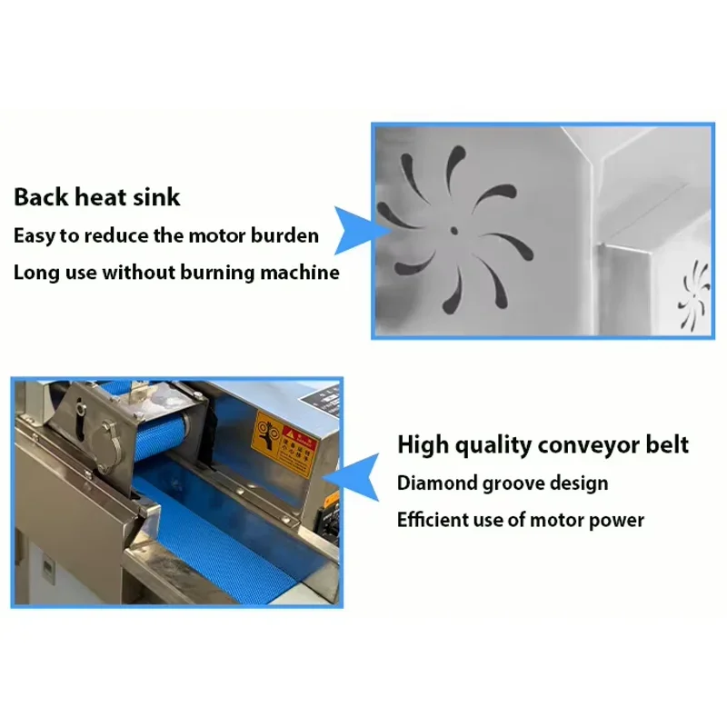 Automatic Commercial Vegetable Cutter Fruit Vegetable Slicing Dicing Shredding Equipment for Industrial Food Processing Line