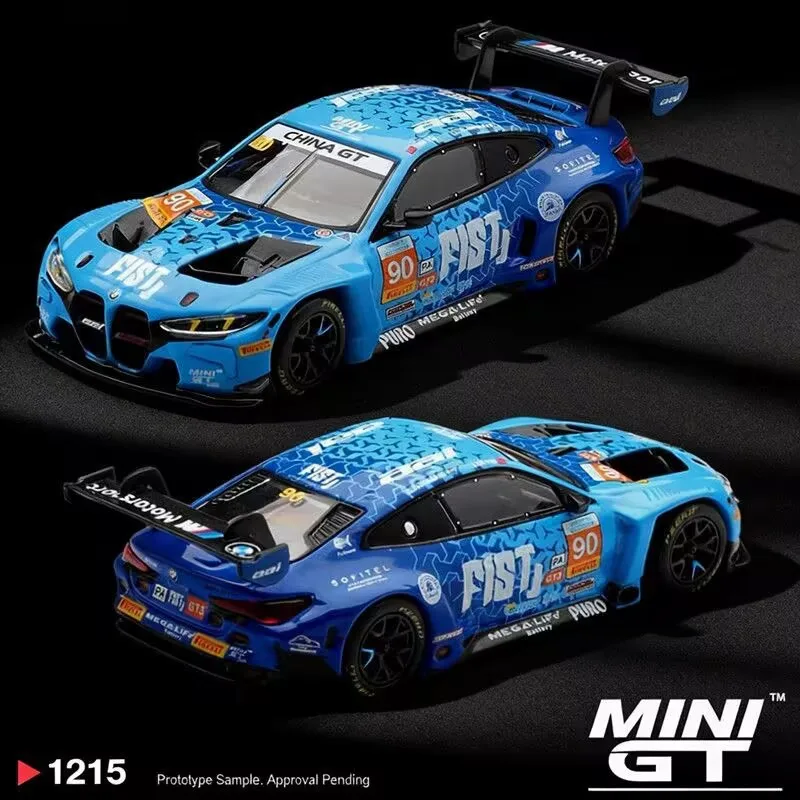 �y�Z�[�����zMINIGT 1:64 BMW M4 1215 GT3 EVO # 90�p�C�I�j�A���[�V���O�`�[��AAI 2025�`���C�iGT���n���h���ō����ԃ��f��
