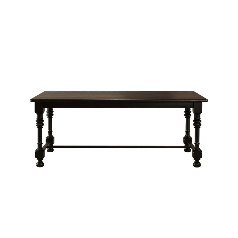 

French retro solid wood dining table