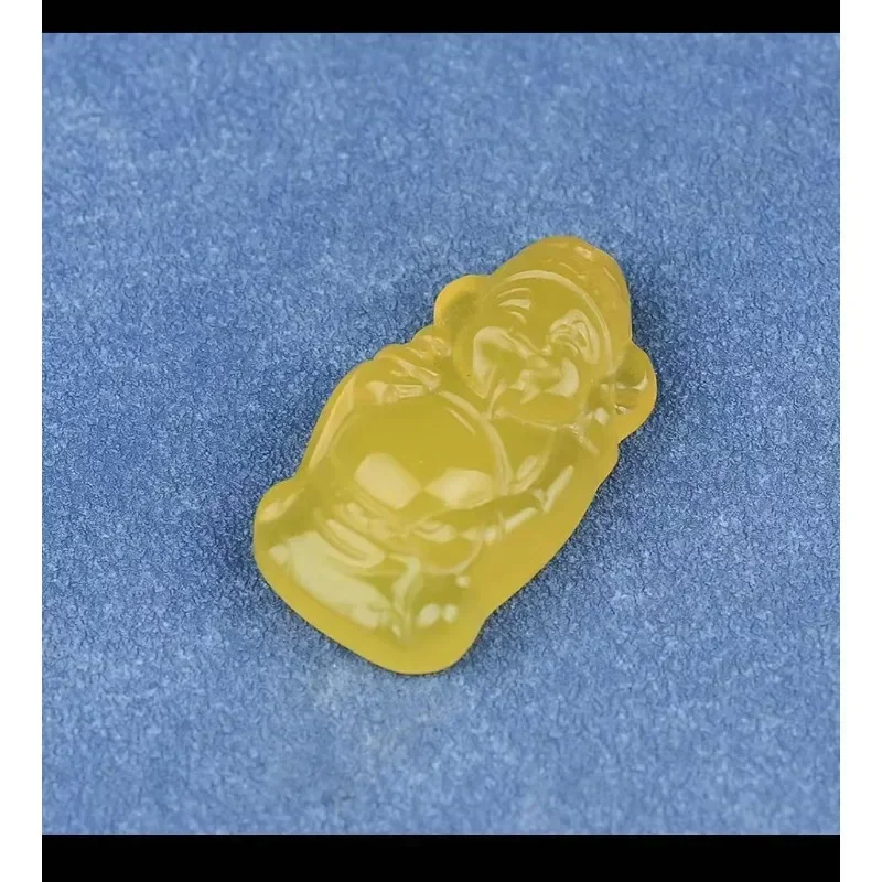 

Natural Chalcedony Agate God of Wealth Pendant Trendy Versatile Men's and Women's Pendant Wholesale