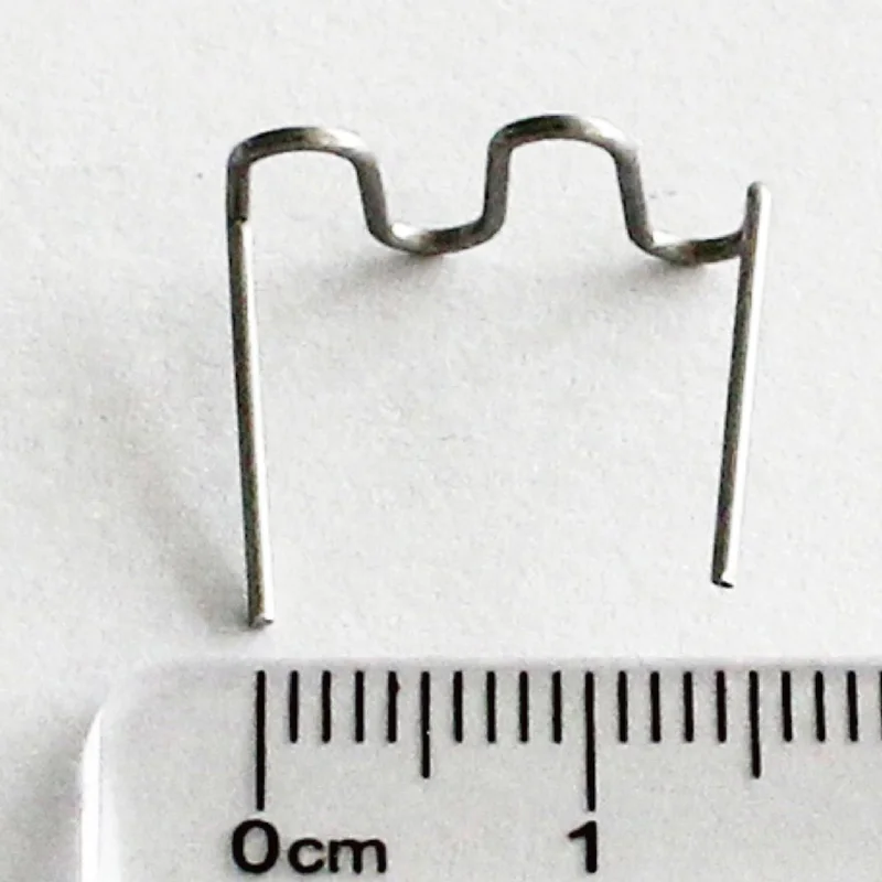 100pieces Wave Stainless Steel 0.8mm Hot Stapler Staples For Plastic Bumper Welding Repair