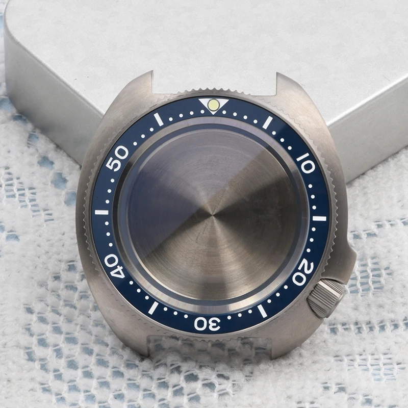 HEIMDALLR 6105 Turtle Titanium Abalone Diving Watch Case Fit NH36 NH35 Movement 200m Waterproof watch case