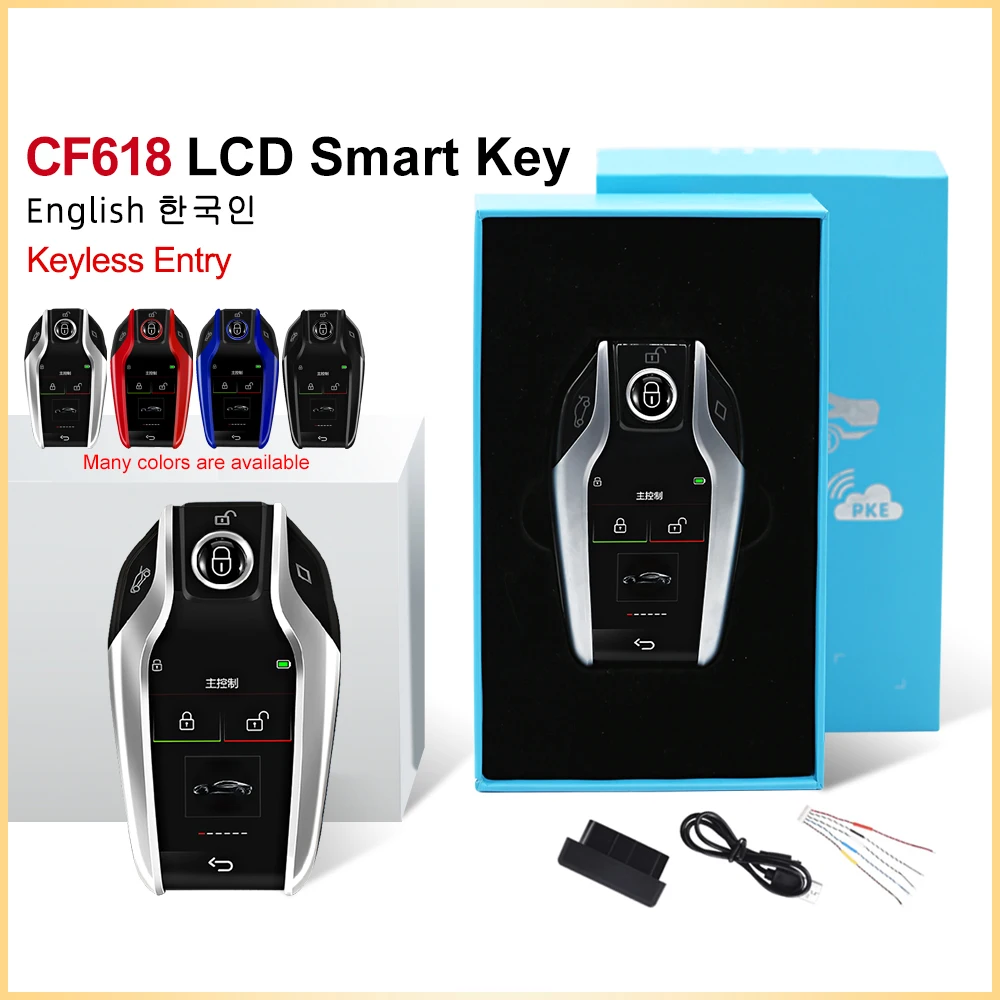 CF618 Universal Modified Remote Smart LCD Car Key For BMW For Audi For Toyota For Peugeot For Ford For Renault For Hyundai/VW