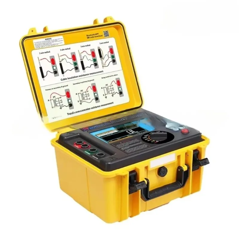 High Accuracy ETCR3520 Digital 5kV 10kV 15kV Megohmmeter High Voltage Megger Insulation Resistance Tester