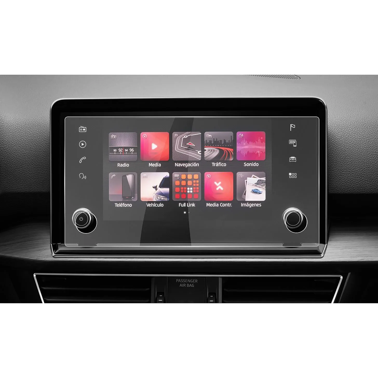 Car Navigation Touch Center Screen Protector Auto Interior Accessories Tempered Glass Film For Tarraco 8 Inch  2019 2020