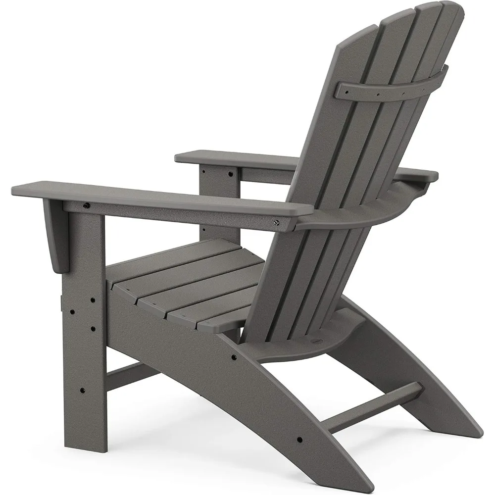 POLYWOOD Adirondack-Stuhl mit nautischer Curveback