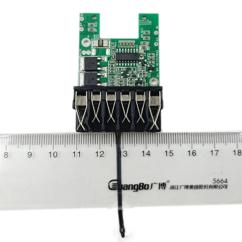 Imagem -03 - Lithium Battery Plastic Case Charging Protection Circuit Board Pcb para Worx Ferramenta Elétrica Wa3557 Wa3557 Wa358 Wa3525 Wa3512