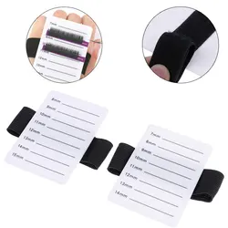 Acrylic False Eyelash Tray Strip Stand Holder Individual Eyelash Extensions Hand Plate Eye Lash Grafting Palette Tool