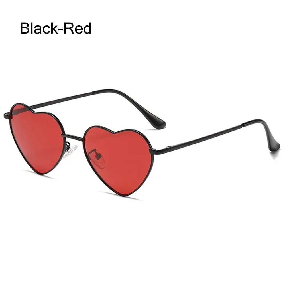 

Trendy Metal Frame Fancy Accessories Shades Heart-Shaped Sunglasses Heart Sun Glasses 90s Glasses