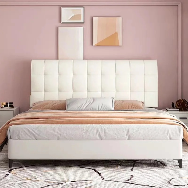 Princess Style Upholstered Bed Backrest Cushion Soft Padded Headboard with Removable Cover for Bedroom Lounge Cushion