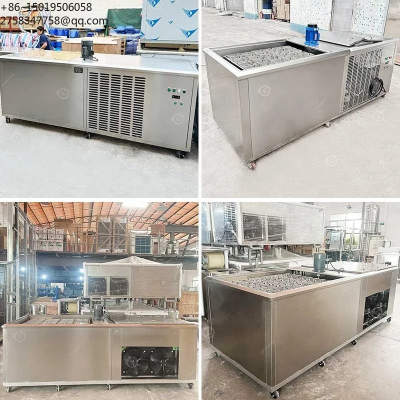 Low Power Consumption Industrial Container Big 1t Ice Cream Cube Block Maker Make Machine in South Africa of Price