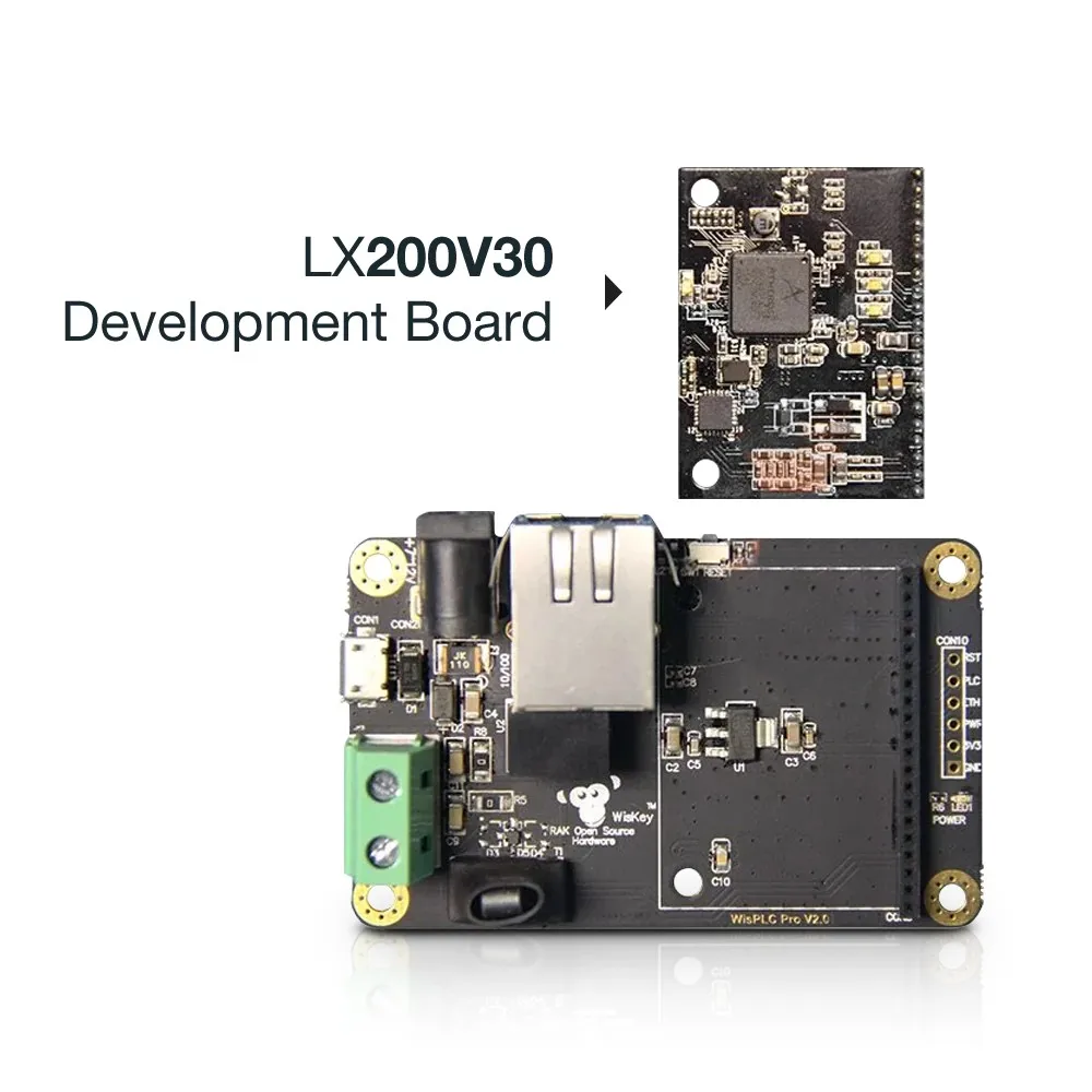 WisPLC Pro Development Board, PLC module, Power line/twisted pair/Ethernet interface|500Mbps, support Network Adapter