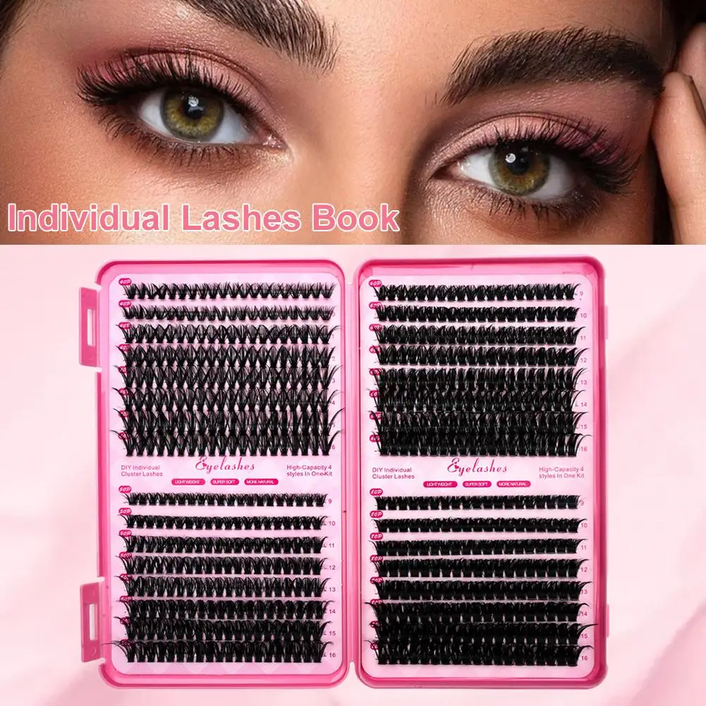 Multipack de cils réutilisables, Styles de Volume de fête naturels, maquillage pour les yeux, Kit sensible, confort convivial pour l'artiste, professionnel W7X4