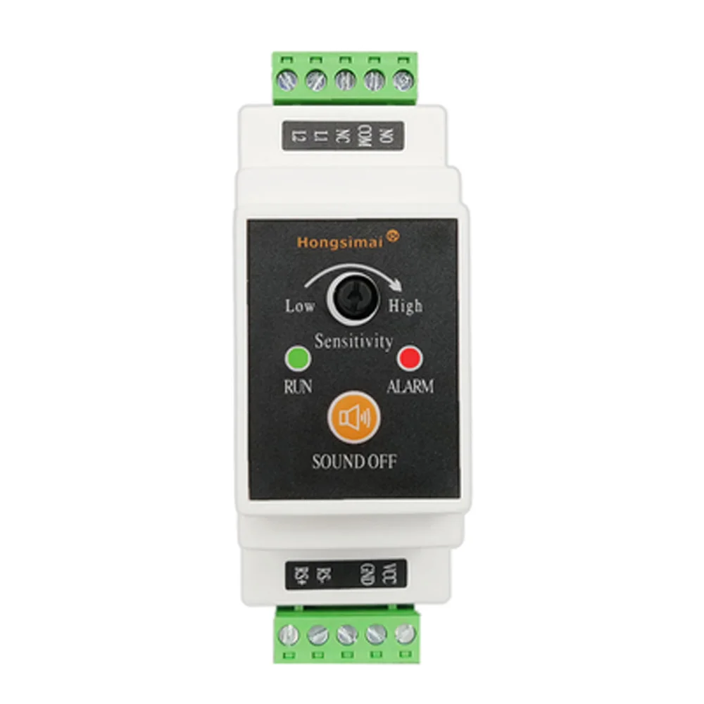 1Set Wire Water Leakage Detector With 5/10/15/20/30M Cable RS485 Relay NC/NO Output Warehouse Base Station Water Leaking Sensor