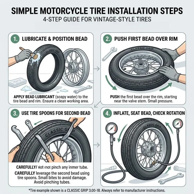 1Set Off-Road Motorcycle Tire Inner Tube 2.50-17 2.75-17 70/90-17 80/90-17 Dirt Pit Bike Enduro Motocross 17Inch Knobby Tyre Kit
