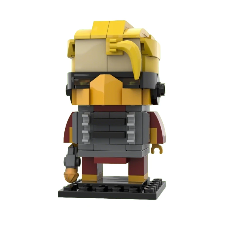 166 pièces de figurines de dessins animés, thème Puzzle Master, MOC, blocs de construction modulaires personnalisables, briques simples, DIY, jouet pour garçon, cadeau de festival