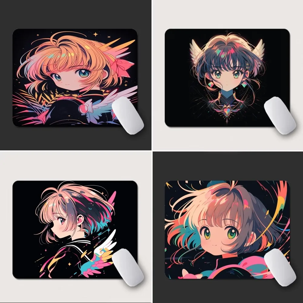 

Card captor sakuramagic circle Mousepad Small Office Computer Desk Mat Table Keyboard Big Mouse Pad Laptop Cushion Deskpad