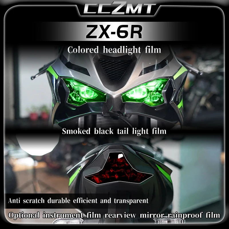 فيلم حماية الشاشة للدراجة النارية ، واقي الخدش ، الملحقات ، كاواساكي نينجا ، ZX6R ، ZX 6R ، باحتلال ،