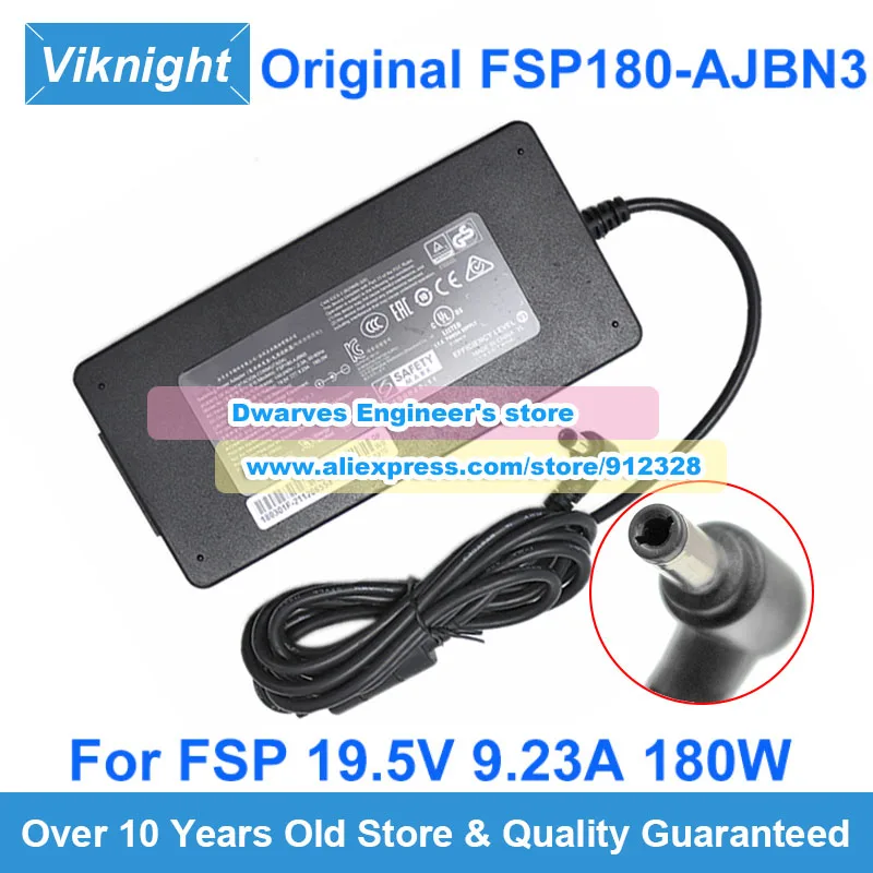 Carregador Fino Genuíno do Adaptador da C.a. Fsp180-ajbn3 Mag15 Evoo Eg-lp5-bk Zeus 17r Tongfang Xne15e19 19.5v 9.23a 180w