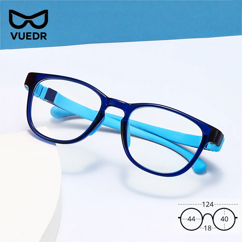 Unbreakable Glasses Children Kids' Glasses Anti Blue Ray Computer Goggles NO Myopia Corrective Lenses Optic Frames 2025
