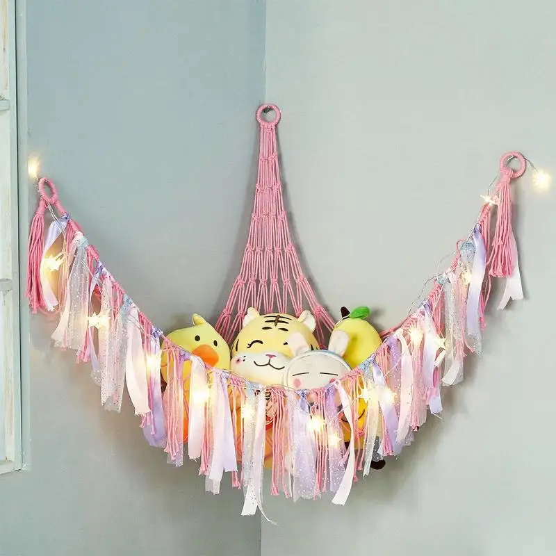 Toy Hammock Stuffed Animal Storage Net TeddyBear Hammock Gives Boys or Girls The Best Holiday or Birthday Gift Children Kids