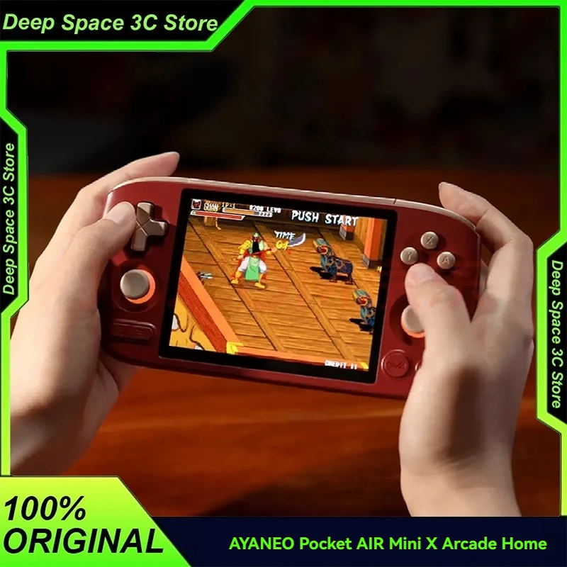 AYANEO Pocket AIR Mini X Arcade, Consola de Juegos Clásica Portátil Android para el Hogar, Licencia Oficial IGS, Pantalla de 4,2 Pulgadas, Joystick Hall