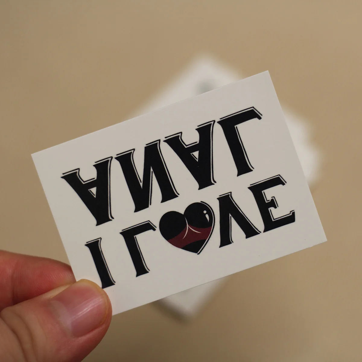 Love anal temporary tattoos,adult waterproof sticker.