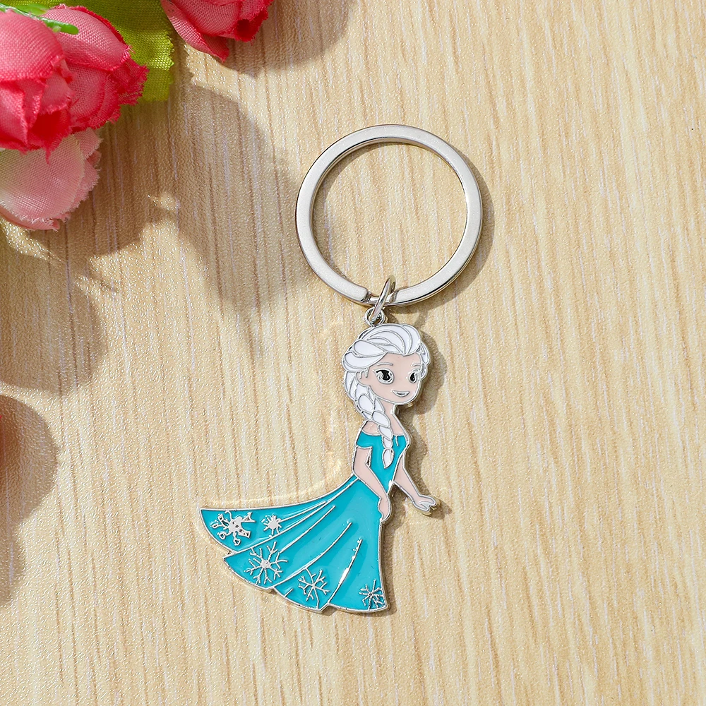 سلسلة مفاتيح ديزني فروزن برينسيز إلسا، شخصية فيلم سحرية جميلة، حلقة مفاتيح إلسا لحفلات أعياد الميلاد، هدية إكسسوارات عصرية
