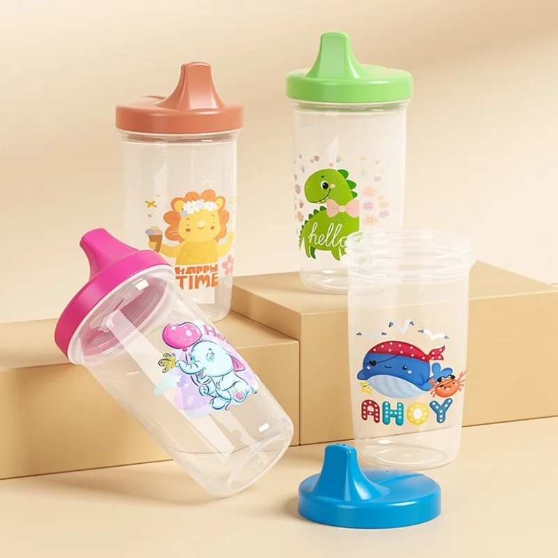 Snack Cup Toddler - Infant Sippy Cup 300ml, Cute Cartoon