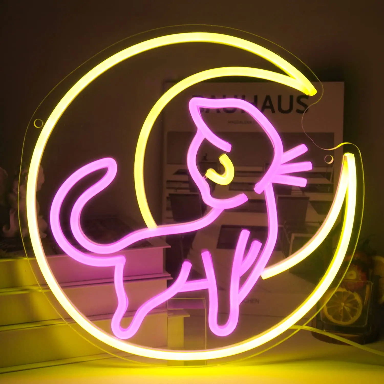 

Sailor Moon Cat Luna Neon Signs Party Décor Neon Lights Lamp Night Lights For Home Room Wall Décor Birthday Gifts