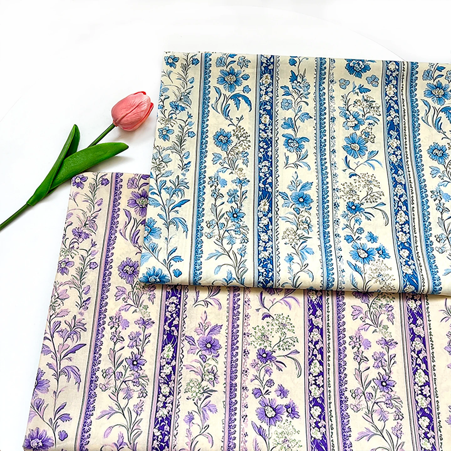 

Хлопковая ткань с цифровой печатью «Цветочная лоза» для рукоделия: рубашек, платьев, шорт. Профессиональный дизайн для домашнего декора. Весна-лето.