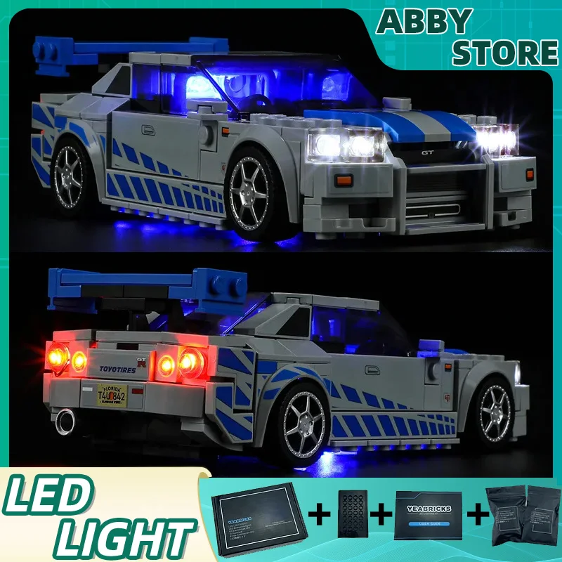 

Комплект светодиодных фонарей «сделай сам» для скоростного автомобиля LEGO 76917 (только светодиодный светильник, без модели блоков)